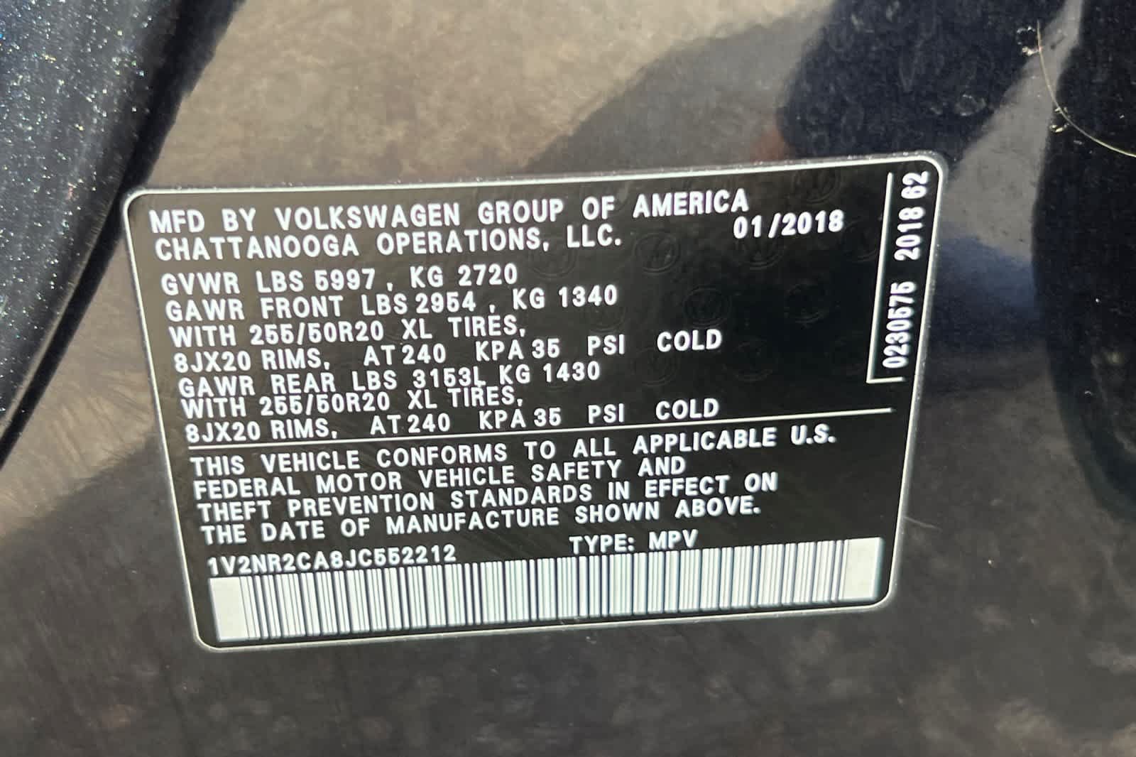 Used 2018 Volkswagen Atlas SEL Premium AWD/4WD image 36