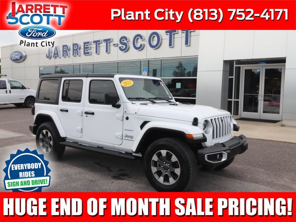 Used 2023 Jeep Wrangler Unlimited Sahara w/ LED Lighting Group AWD/4WD video 1