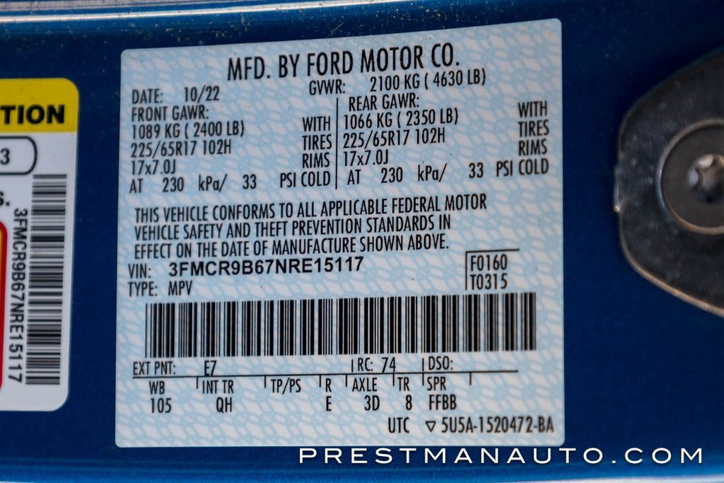 Used 2022 Ford Bronco Sport Big Bend w/ Convenience Package image 44