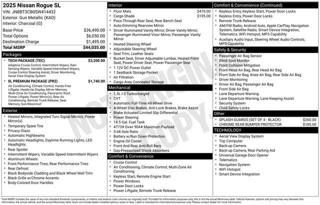 Used 2025 Nissan Rogue SL w/ Tech Package image 11