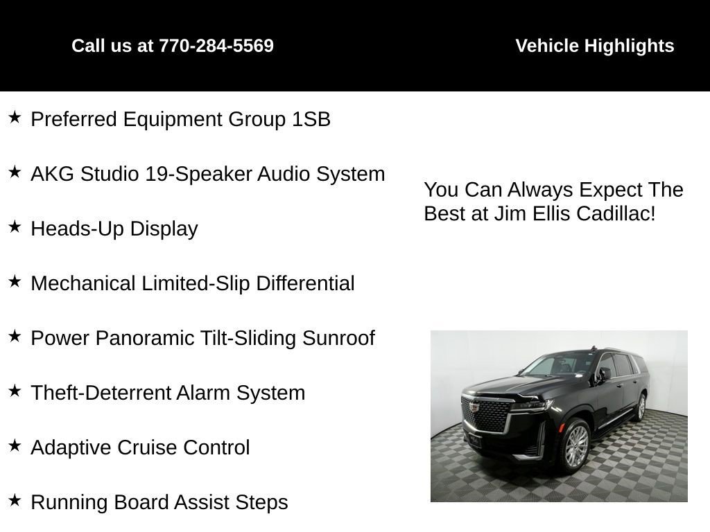 Certified 2024 Cadillac Escalade ESV Premium Luxury AWD/4WD image 5