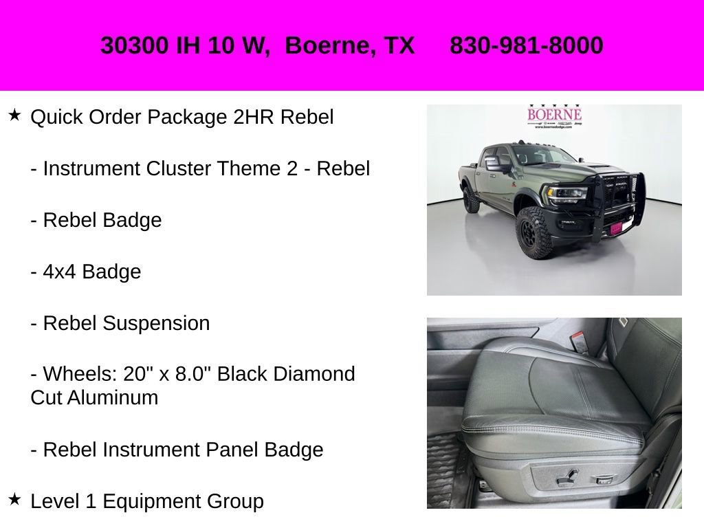 Used 2024 RAM 2500 Rebel w/ Towing Technology Group image 22