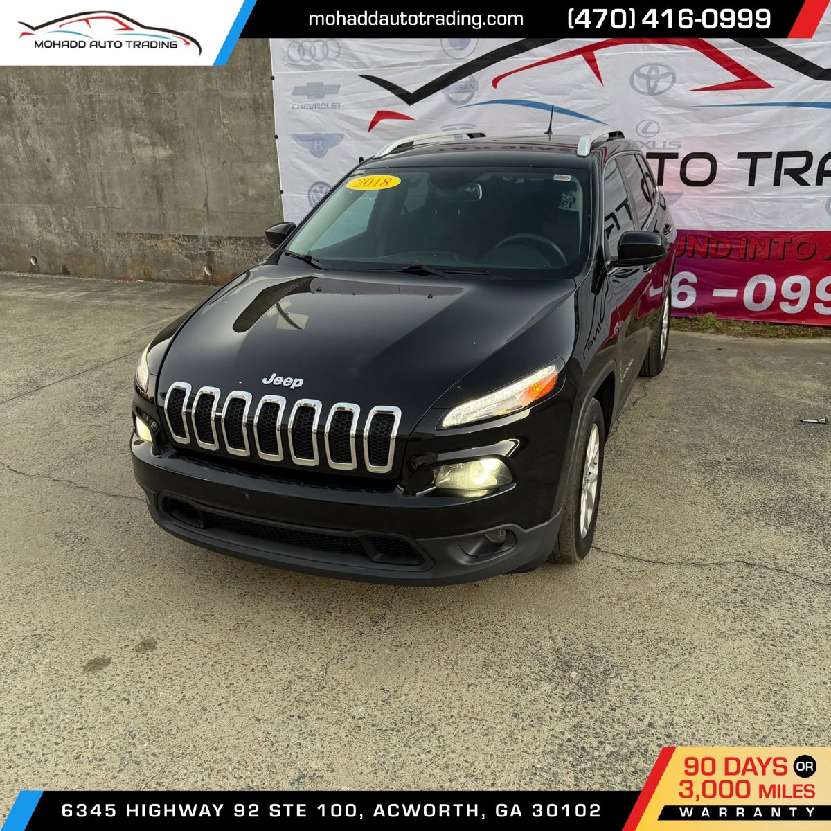 Used 2018 Jeep Cherokee Latitude image 2