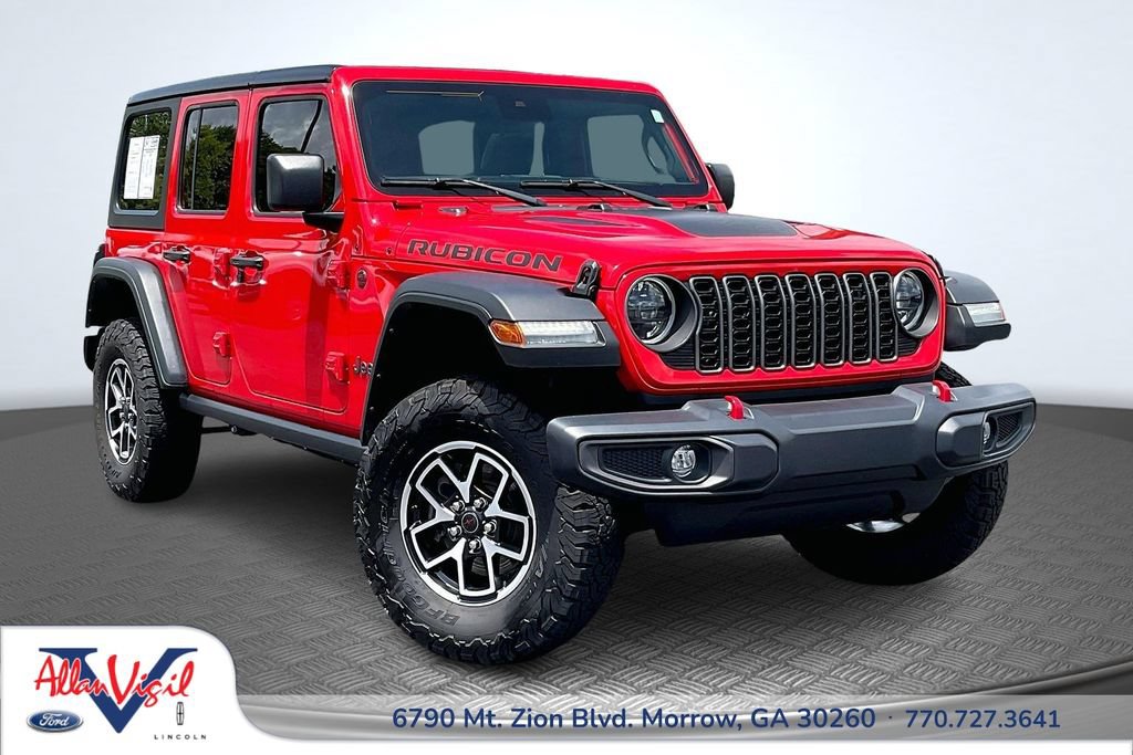 Used 2024 Jeep Wrangler Unlimited Rubicon w/ Safety Group AWD/4WD image 1