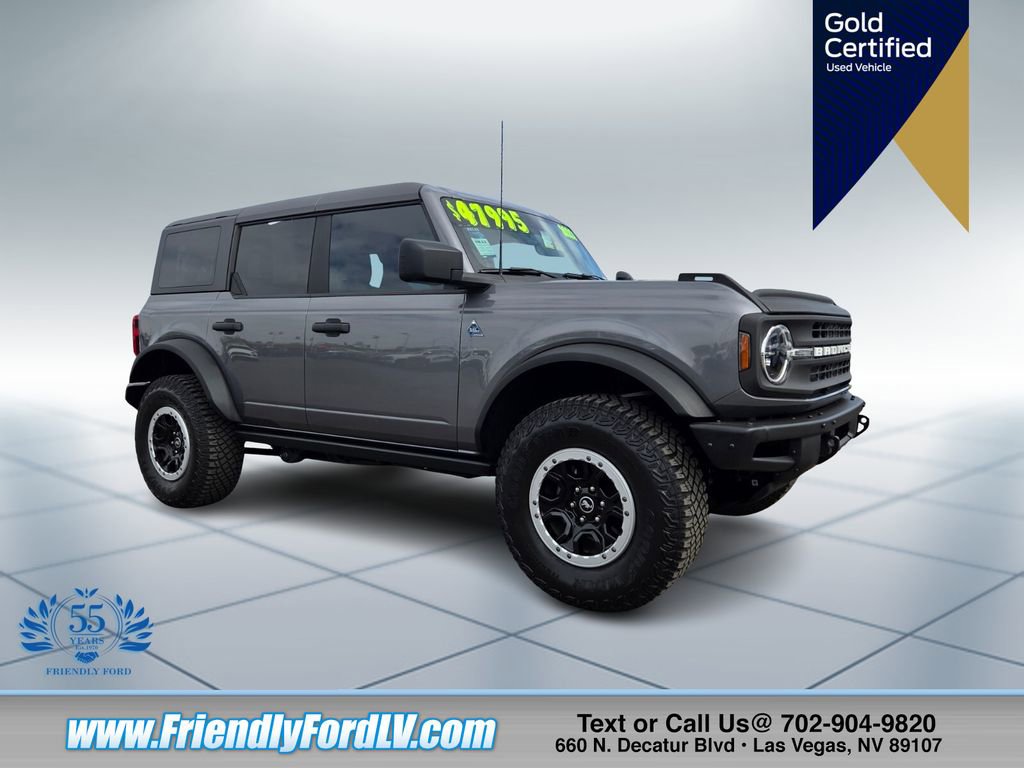Certified 2023 Ford Bronco Black Diamond w/ Sasquatch Package