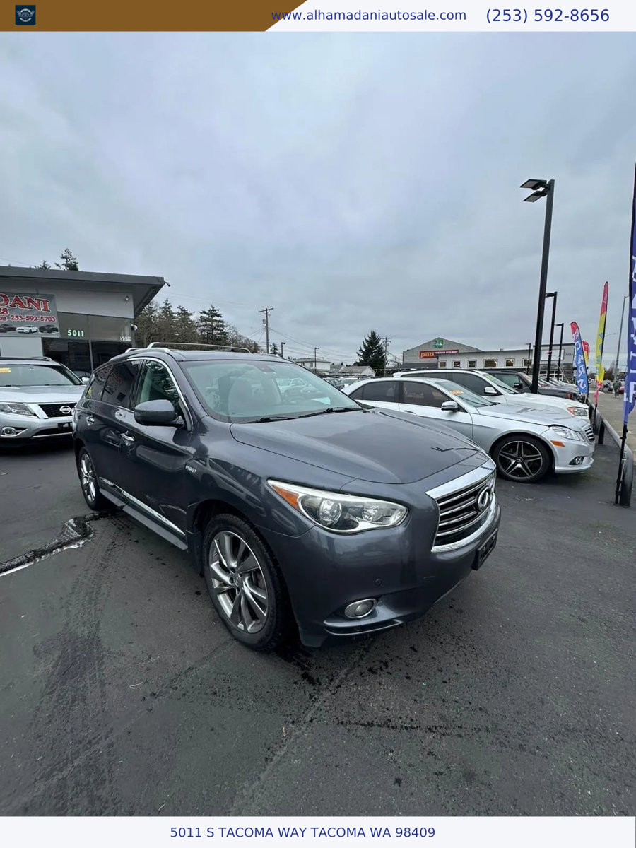 Used 2014 INFINITI QX60 AWD Hybrid w/ HEV Deluxe Touring Package image 2