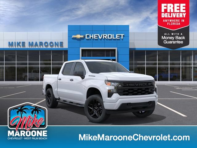 New 2026 Chevrolet Silverado 1500 Custom w/ LPO, Dark Essentials Package RWD image 1