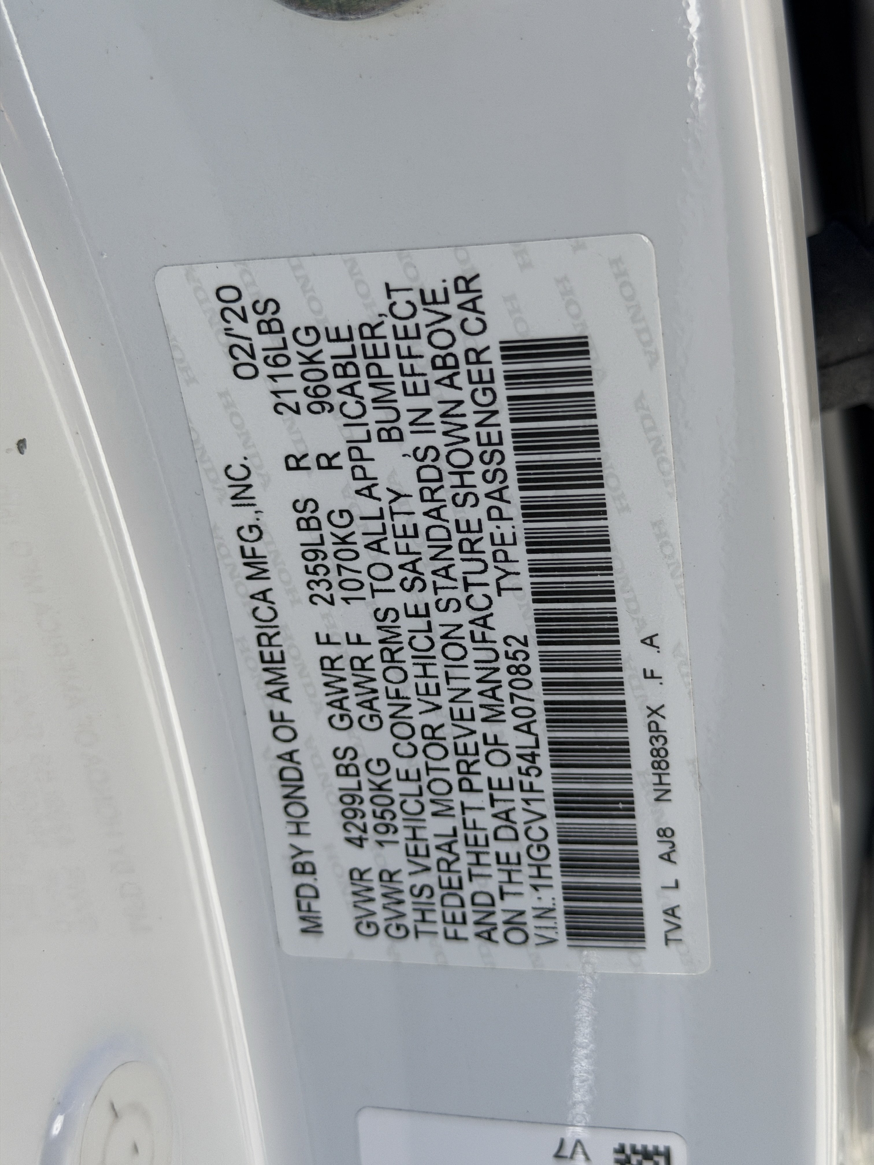 Used 2020 Honda Accord EX-L image 37