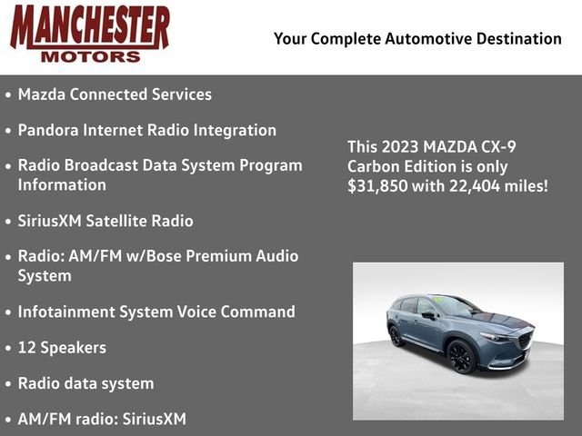Used 2023 MAZDA CX-9 Carbon Edition AWD/4WD image 2