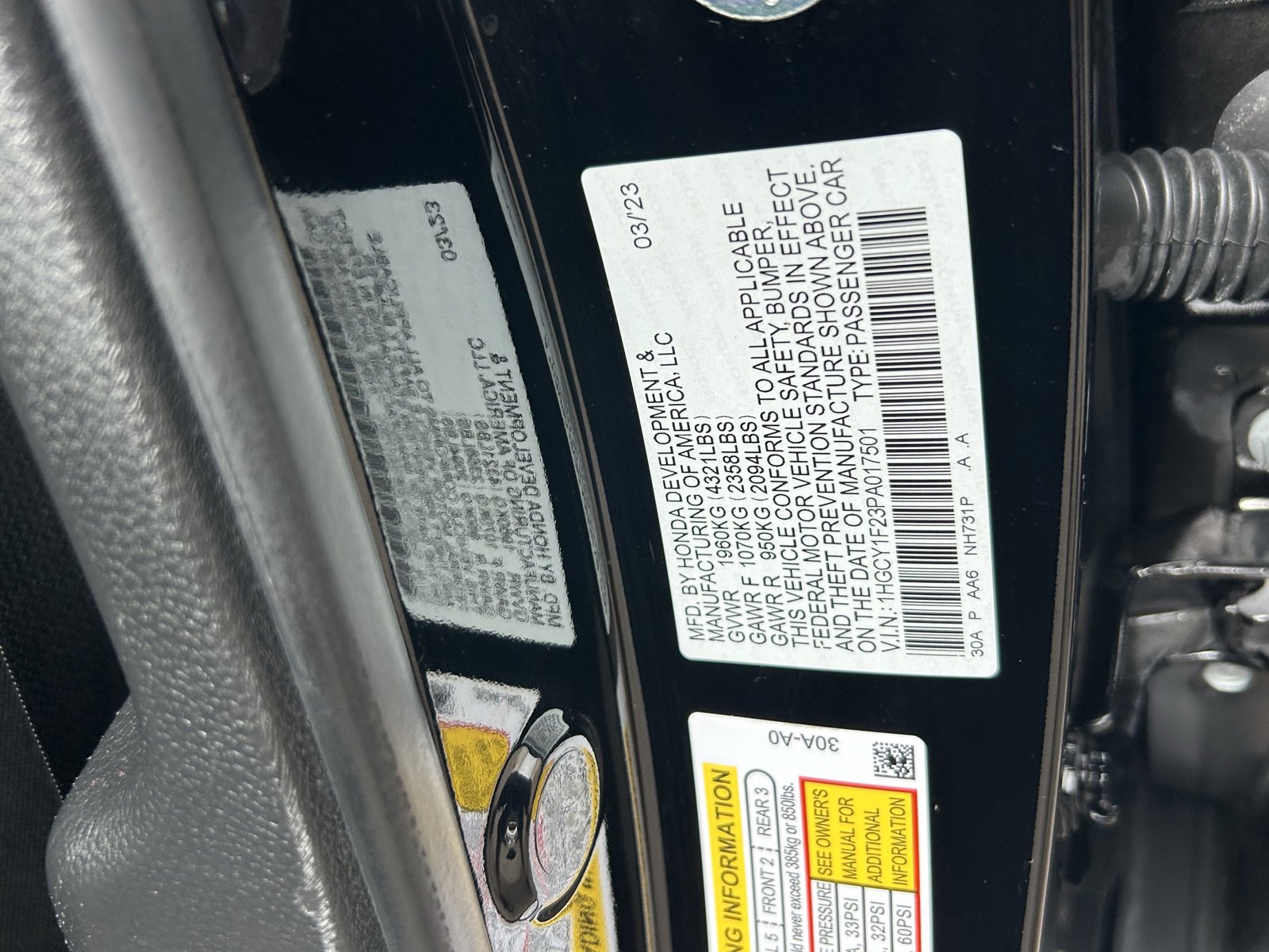 Used 2023 Honda Accord LX image 17