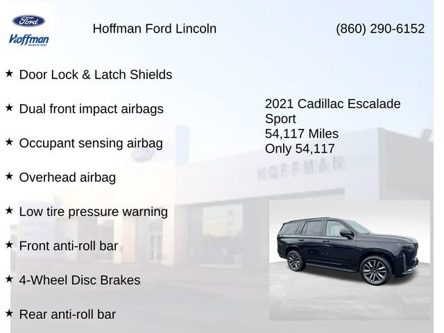 Used 2021 Cadillac Escalade Sport w/ LPO, Illumination Package AWD/4WD image 25