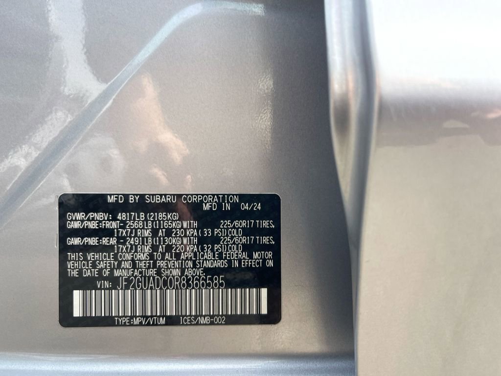 Used 2024 Subaru Crosstrek 2.0i Premium image 37