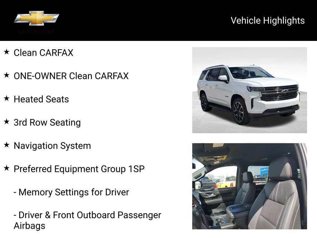 Certified 2022 Chevrolet Tahoe RST w/ Luxury Package AWD/4WD image 18