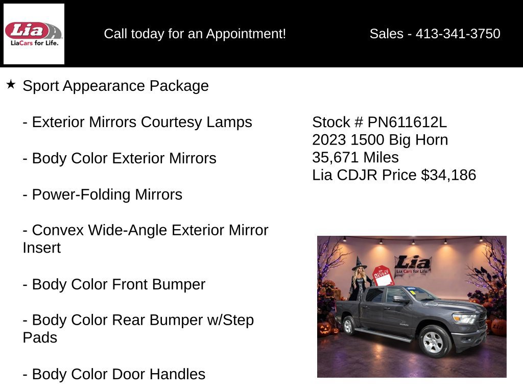 Certified 2023 RAM 1500 Big Horn AWD/4WD image 31