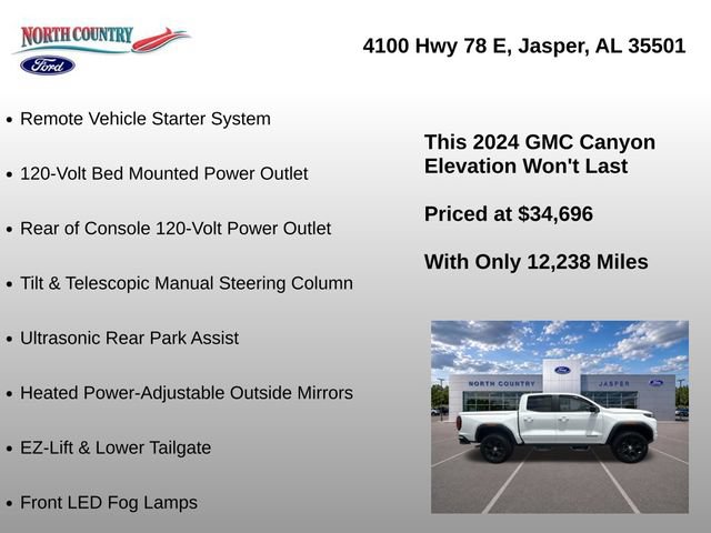 Used 2024 GMC Canyon Elevation w/ Convenience Package RWD image 37