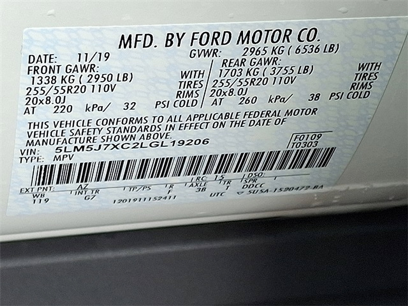 Used 2020 Lincoln Aviator Reserve w/ Equipment Group 201A image 28
