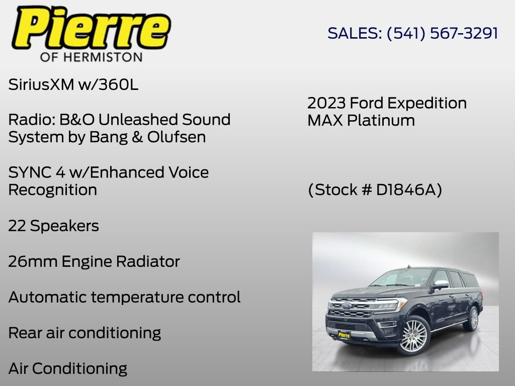 Used 2023 Ford Expedition Max Platinum AWD/4WD image 12