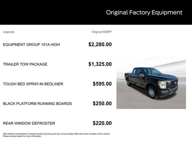 Used 2022 Ford F150 XL w/ Equipment Group 101A High image 10