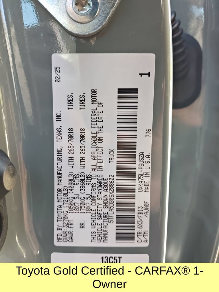 Certified 2025 Toyota Tundra SR5 w/ SR5 Convenience Package AWD/4WD image 29