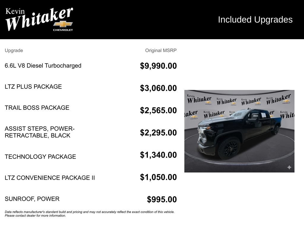 Certified 2026 Chevrolet Silverado 2500 LTZ w/ LTZ Plus Package AWD/4WD image 37