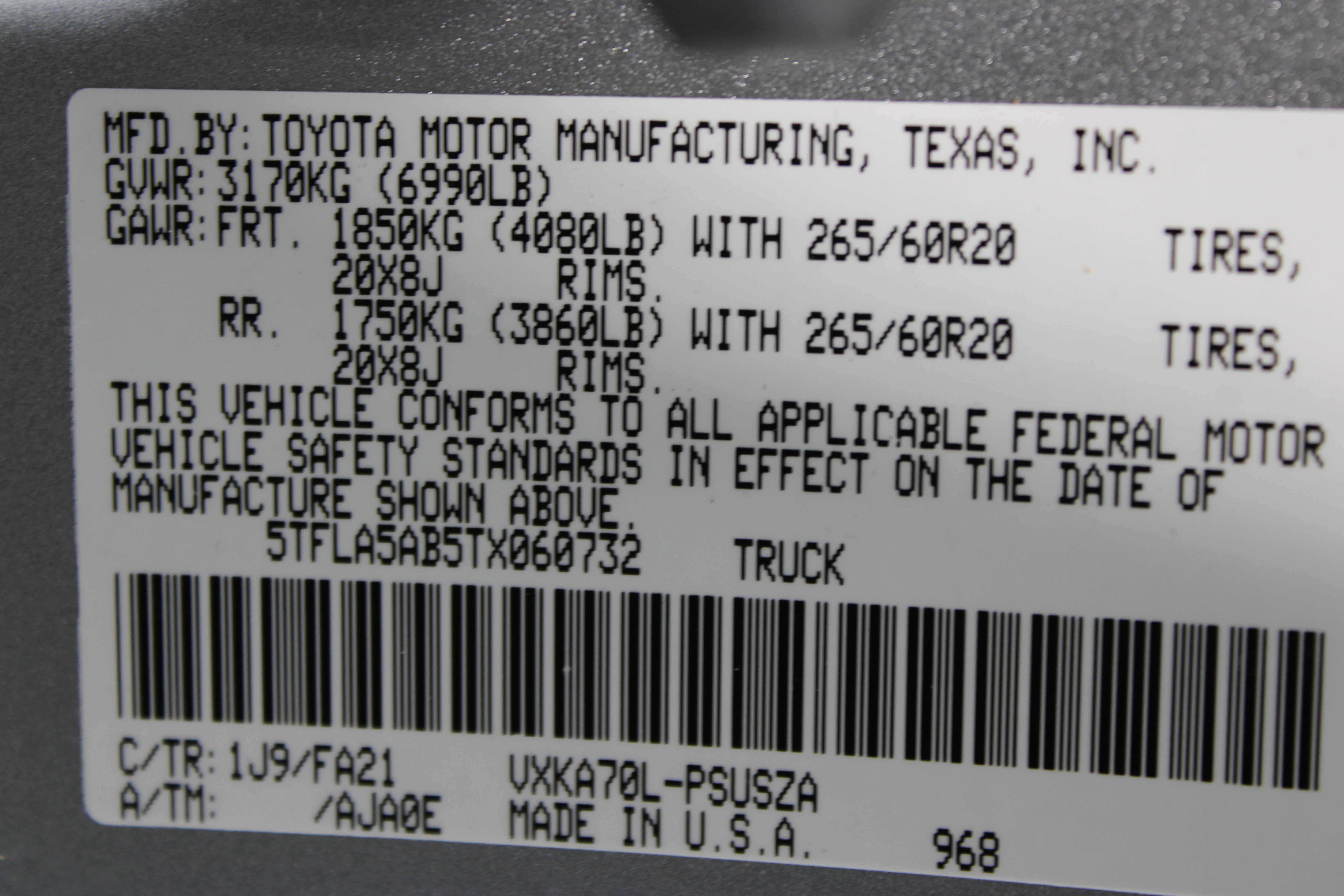 Certified 2026 Toyota Tundra SR5 w/ SX Package RWD image 39