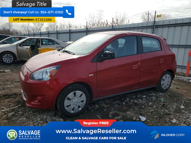 Used 2015 Mitsubishi Mirage DE image 1