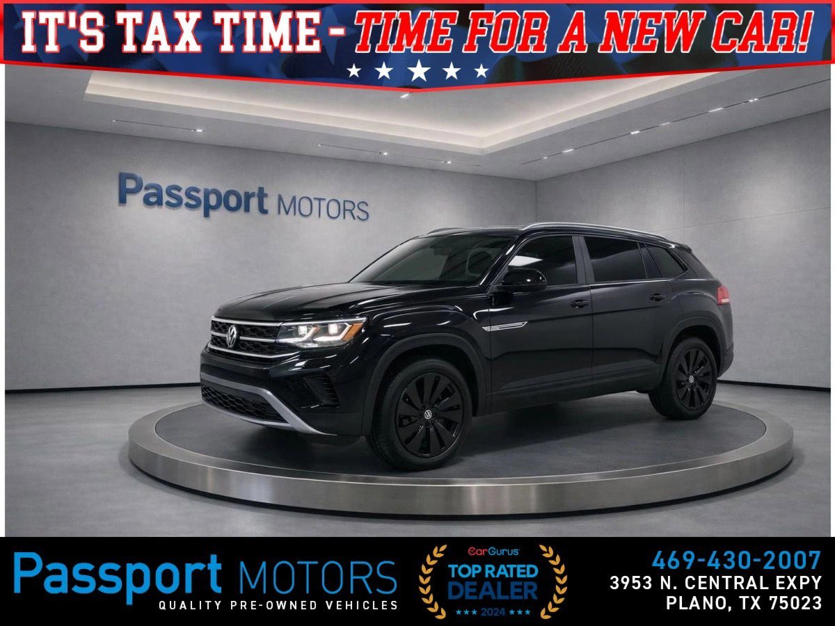 Used 2024 Volkswagen Atlas Cross Sport SE w/ Panoramic Sunroof Package image 3