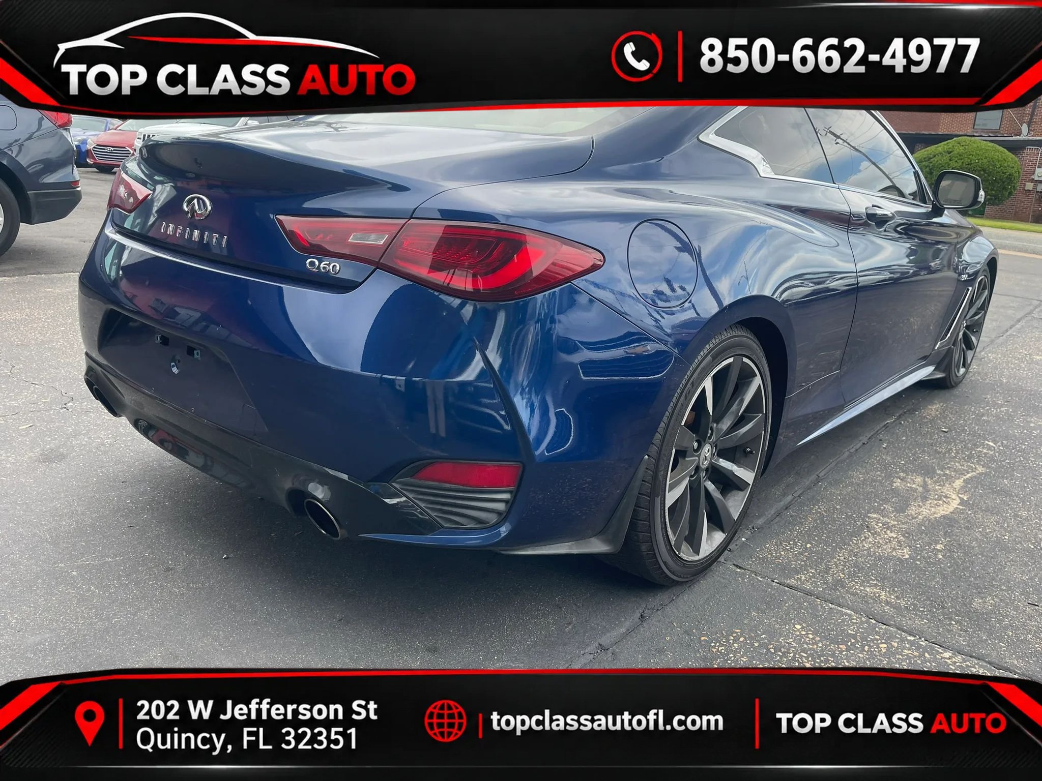 Used 2017 INFINITI Q60 3.0t w/ Premium Plus Package 3.0T RWD image 4