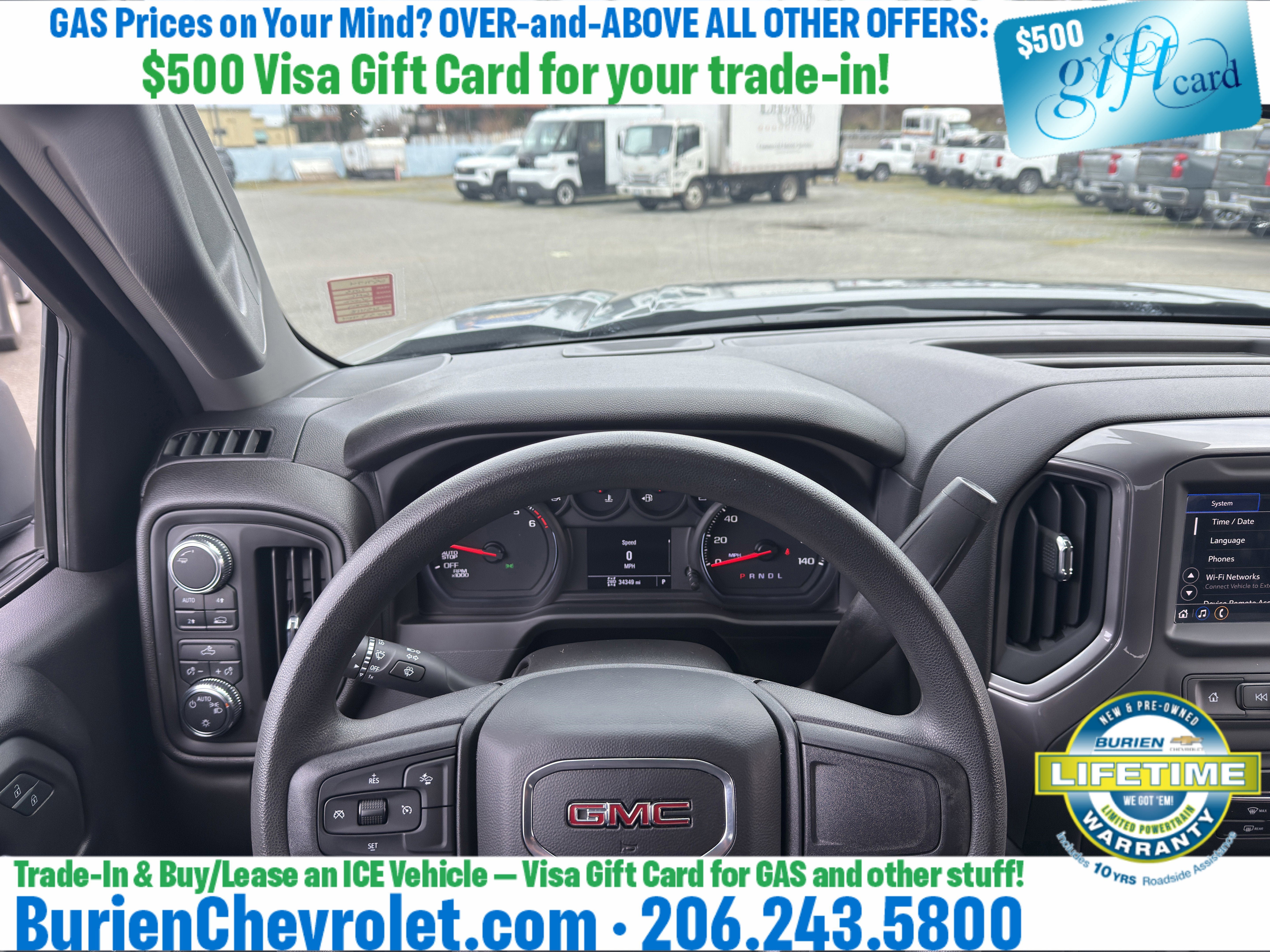 Used 2023 GMC Sierra 1500 Pro w/ Pro Value Package AWD/4WD image 13