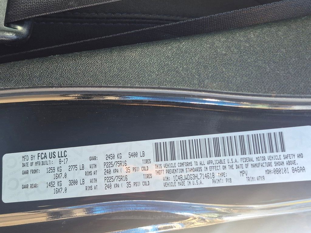 Used 2017 Jeep Wrangler Unlimited Sport w/ Connectivity Group image 32