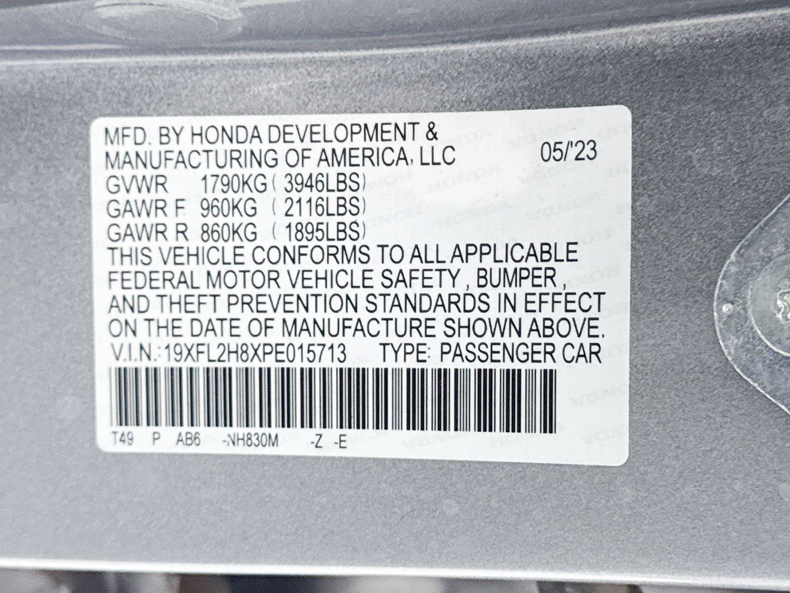Used 2023 Honda Civic Sport image 34