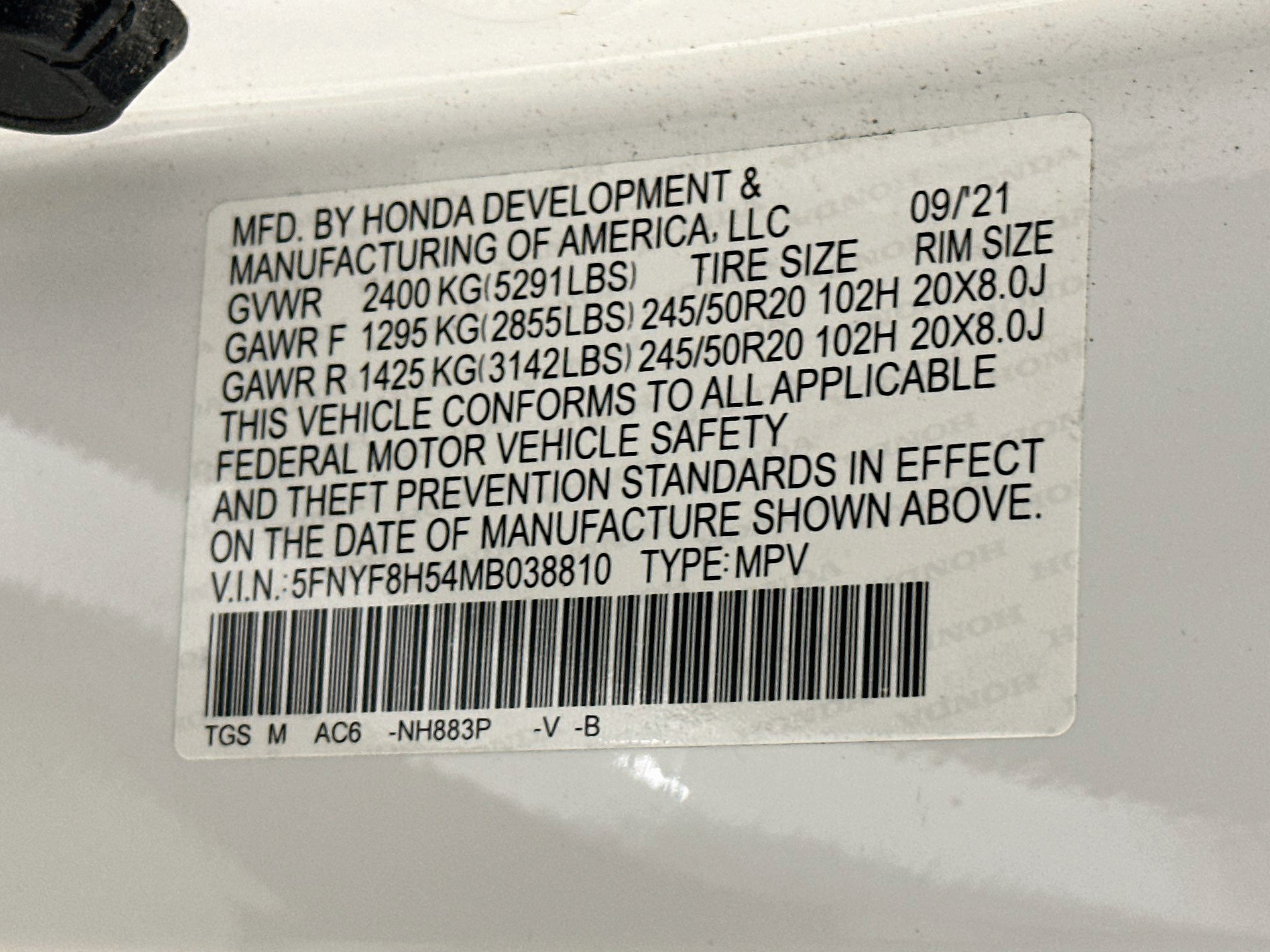 Used 2021 Honda Passport EX-L image 12