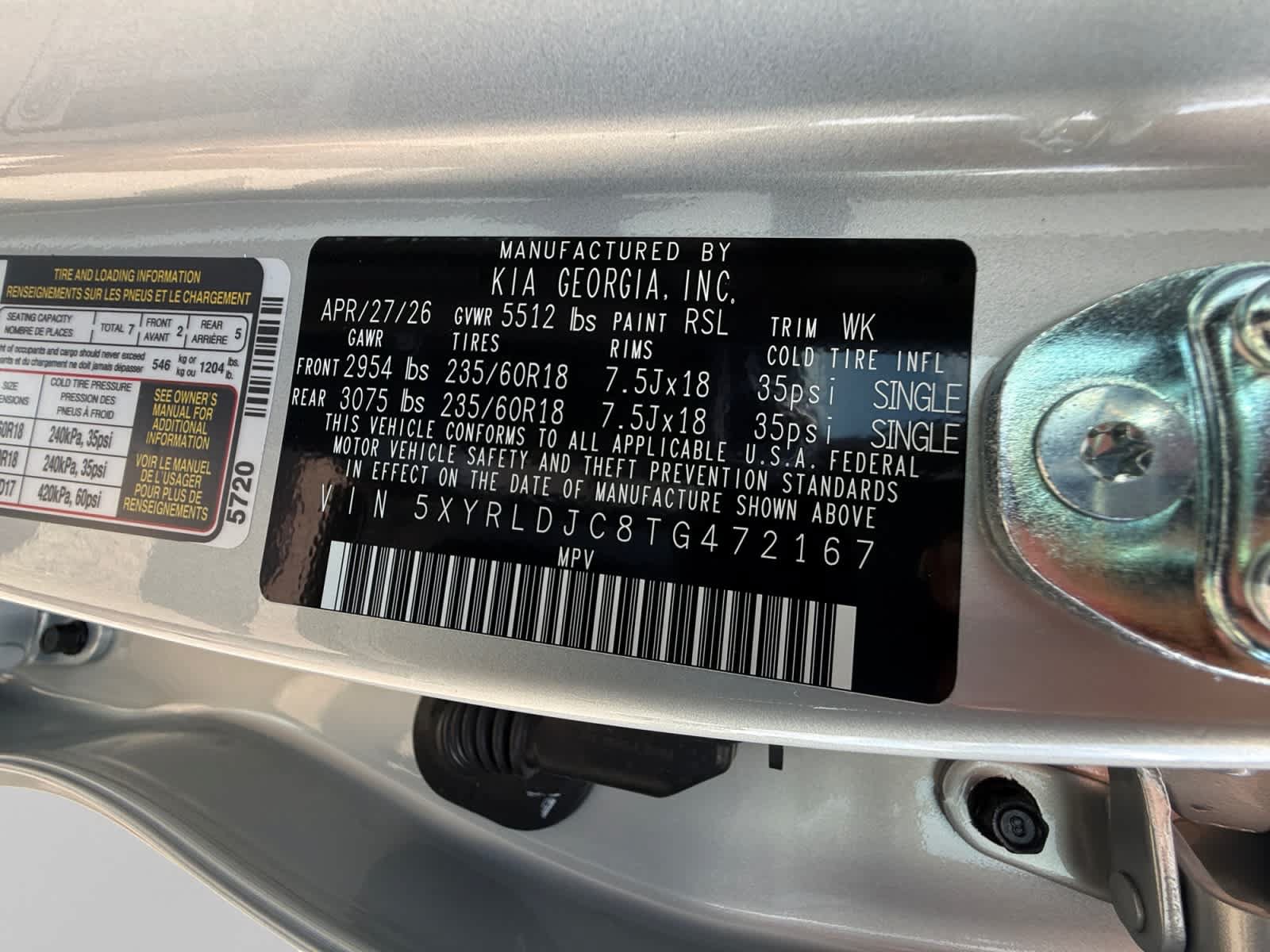 New 2026 Kia Sorento S AWD/4WD image 24