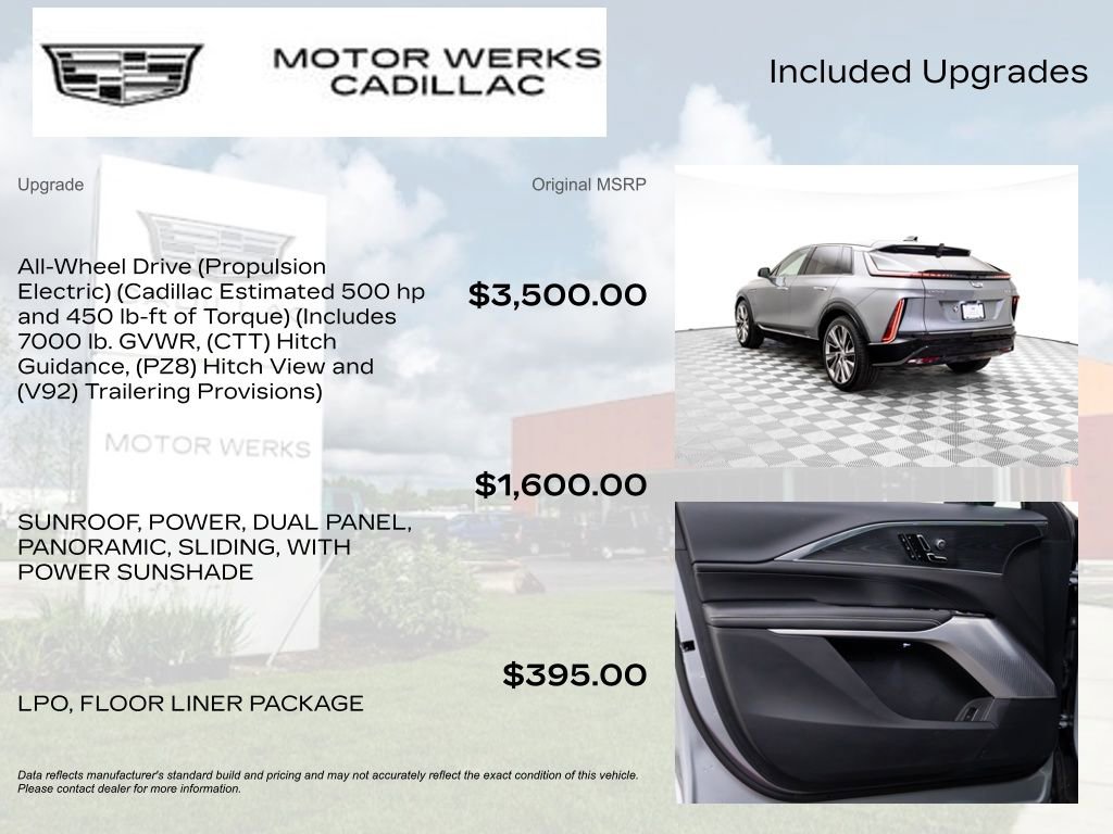 Certified 2024 Cadillac Lyriq Luxury w/ LPO, Floor Liner Package image 4