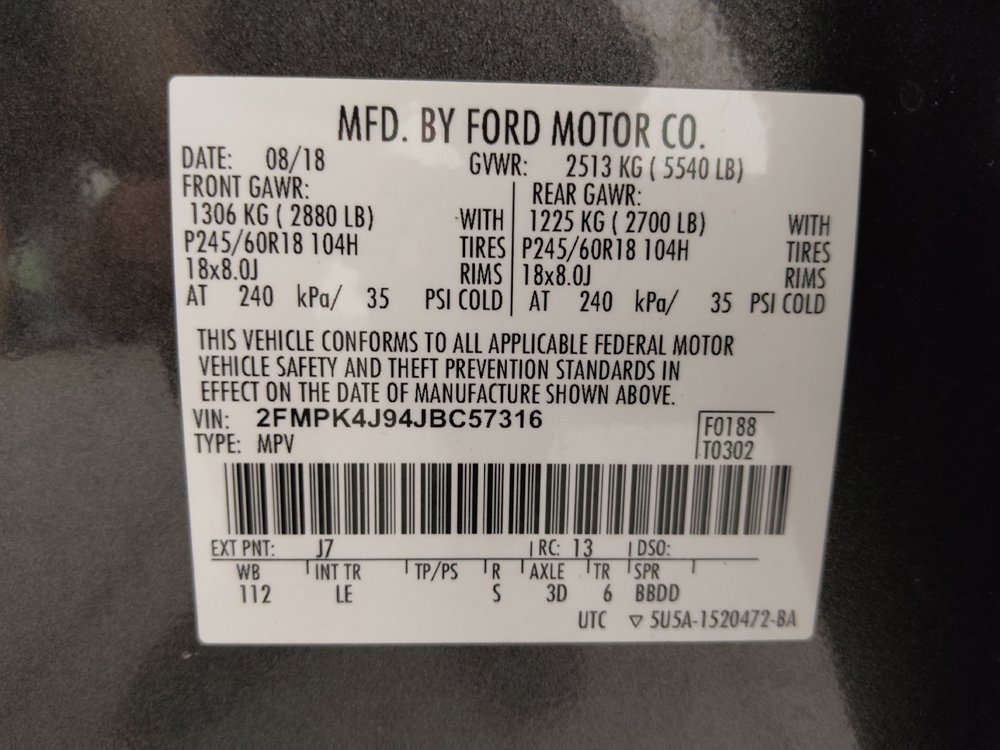 Used 2018 Ford Edge SEL w/ Equipment Group 201A AWD/4WD image 33