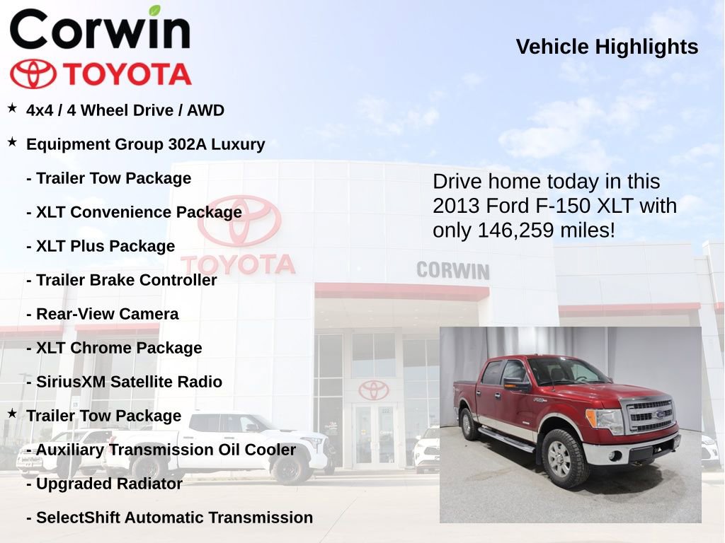 Used 2013 Ford F150 XLT w/ Luxury Equipment Group AWD/4WD image 7