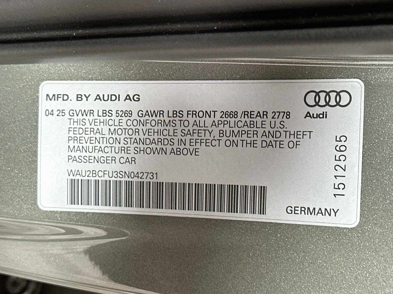 Certified 2025 Audi A5 Premium Plus w/ Premium Plus AWD/4WD image 31