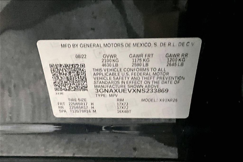 Used 2022 Chevrolet Equinox LT AWD/4WD image 19