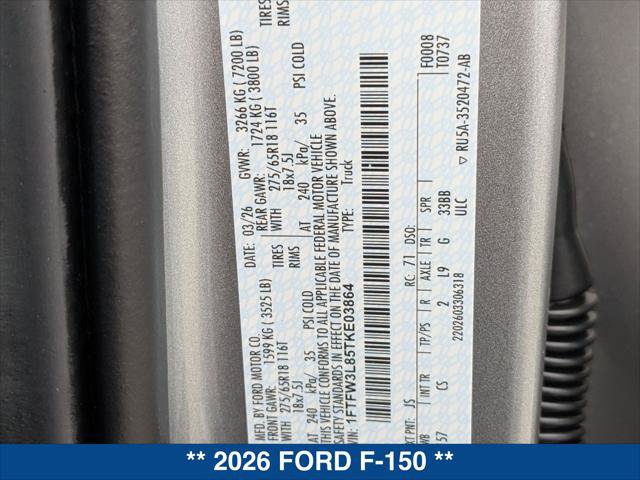 New 2026 Ford F150 XLT AWD/4WD image 21