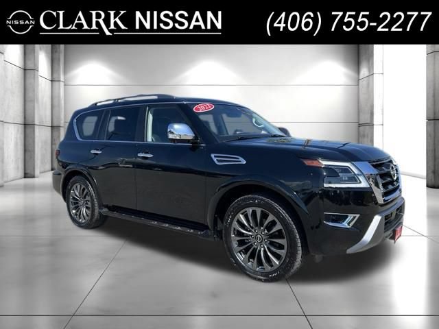 Used 2023 Nissan Armada Platinum w/ Captain's Chairs Package AWD/4WD image 1