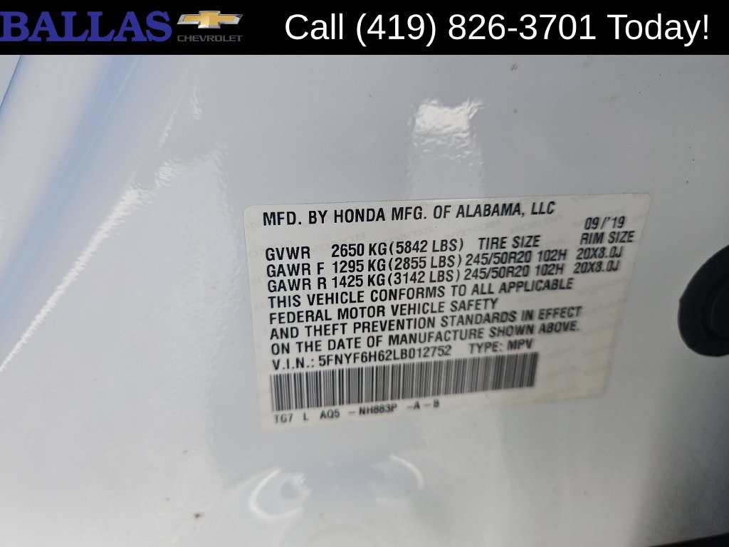 Used 2020 Honda Pilot Touring image 37
