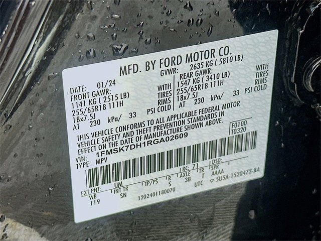 Used 2024 Ford Explorer XLT w/ Equipment Group 202A image 30