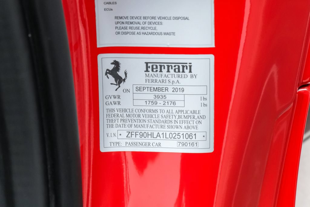 Used 2020 Ferrari 488 Pista Coupe RWD image 69