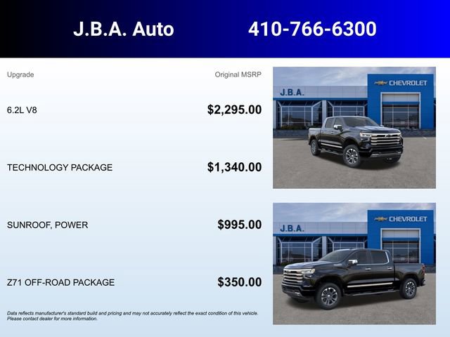 New 2026 Chevrolet Silverado 1500 High Country w/ Technology Package image 5