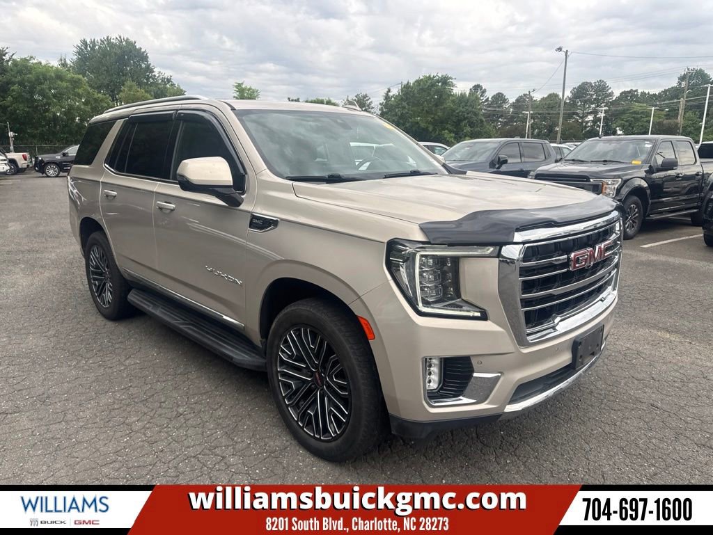 Used 2021 GMC Yukon SLT w/ SLT Luxury Plus Package RWD image 1