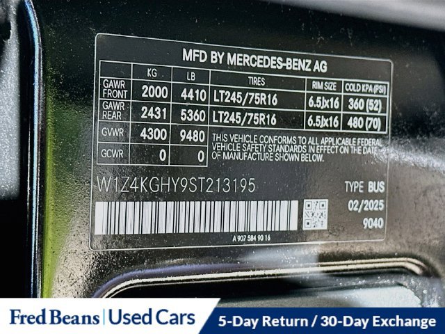 Used 2025 Mercedes-Benz Sprinter 2500 image 33