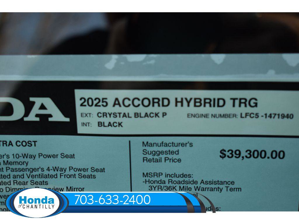 New 2025 Honda Accord Hybrid Touring image 38