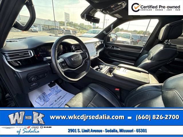 Certified 2024 Jeep Grand Wagoneer L Series II w/ Quick Order Packagew 28T AWD/4WD image 23