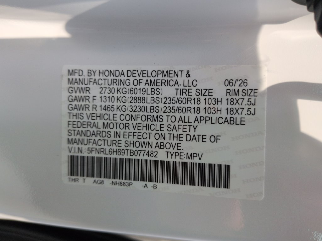 New 2026 Honda Odyssey EX-L image 33