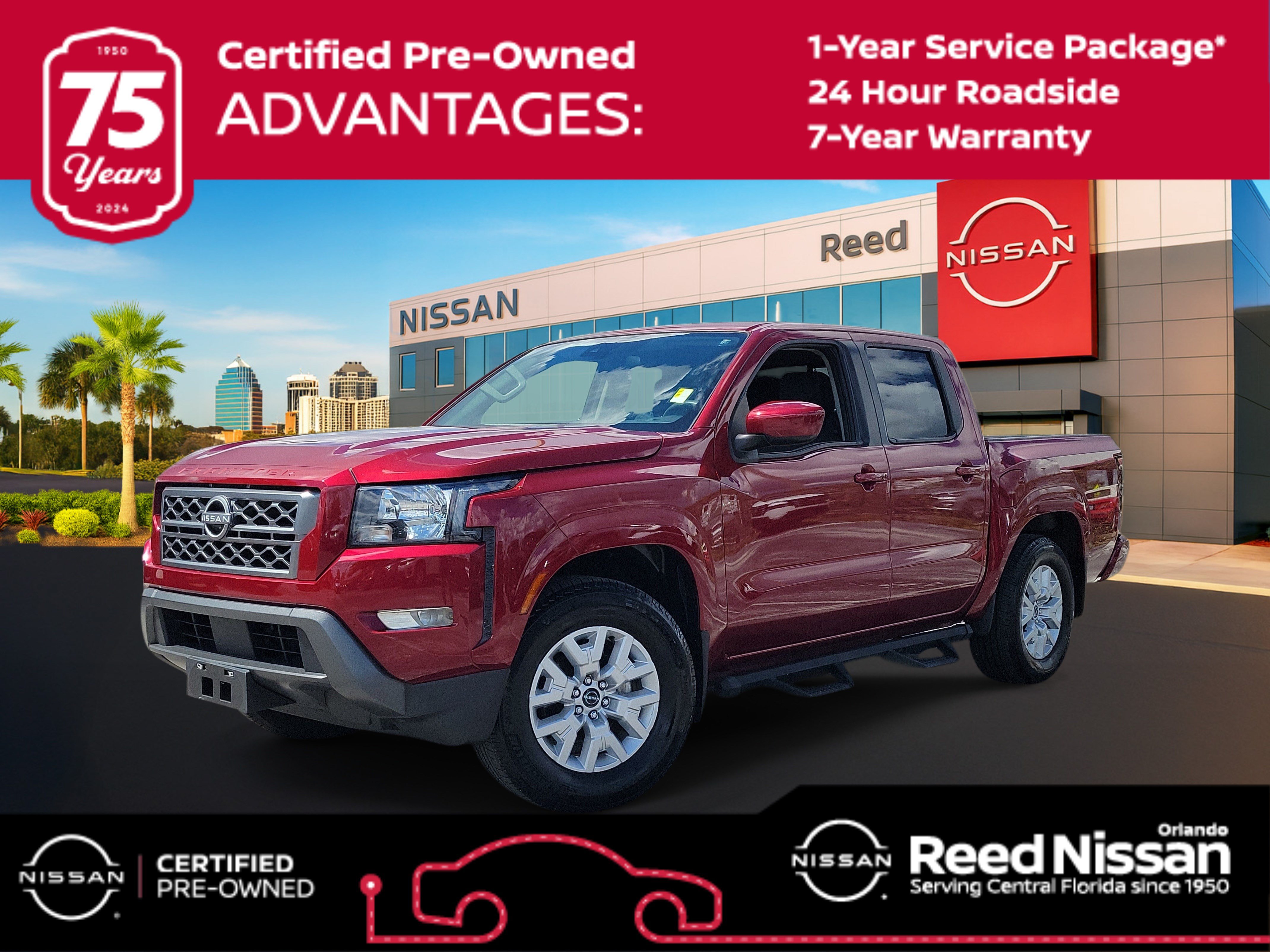 Certified 2024 Nissan Frontier SV w/ SV Convenience Package RWD image 1